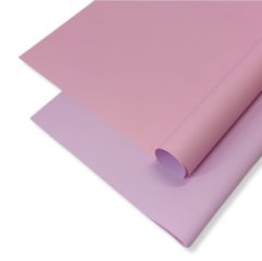 Пленка матовая двухсторонняя розовый/нежная сирень 10 листов 58*58 50мкр