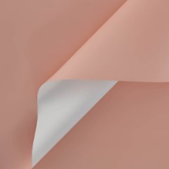 Пленка матовая двухсторонняя белый \ королевско розовый 58см*10м±5% 50мкр