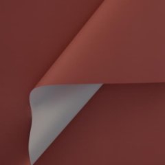 Пленка матовая двухсторонняя белый \ коралловый 58см*10м±5% 50мкр