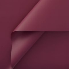 Пленка матовая однотонная двухсторонняя сливовый 58см*10м±5% 50мкр