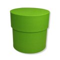 Коробка круглая 20*20 .салатовый
