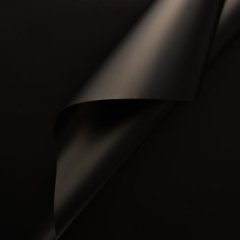 Пленка матовая/перламутровая однотонная черный 48см*10м±5% 65мкм