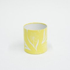 Коробка круглая без крышек 10*10 .Желтый тюльпан