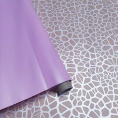 Матовая пленка двухсторонняя на втулке 50мкр Мозайка кофе с молоком/пыльная роза 60см*10 ярд ± 5%