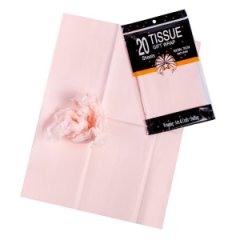 Тишью Бумага, 20  листов в упаковке, 30 грамм, 50cmx66cm, цв. кремовый