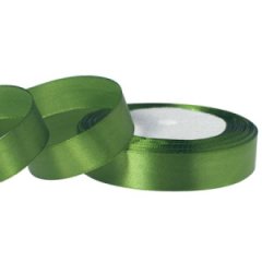 Лента атласная 1/25 травяной