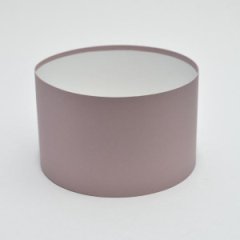 Коробка круглая без крышек 21*12 пыльная роза