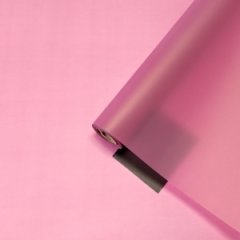 Пленка матовая Лайт фуксия 58см 50мкр 400гр ± 5% без втулки