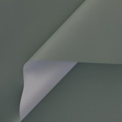 Пленка матовая двухсторонняя белый \ мятный 58см*10м±5% 50мкр