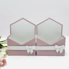 Конверт 180*240*70 с бантиком пыльная роза