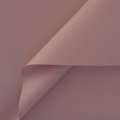Пленка матовая однотонная двухсторонняя розовый жемчуг 58см*10м±5% 65мкм