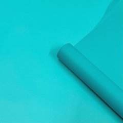 Пленка матовая Лайт лазурный 58см 50мкр 400гр 15,5м ± 5%