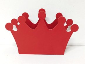 Кашпо Корона (150*240*80) красная