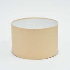 Коробка круглая без крышек 21*12 ванильный\кремовый