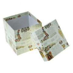 Набор коробок картон куб 3в1 9,5*9,5*9,5 детский - старинные сказки 20А7-МФ_2-011