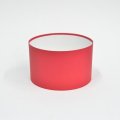 Коробка круглая без крышек 21*12 красный