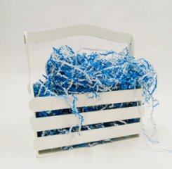 Наполнитель Бумажный двухцветный 100г Белый/Синий