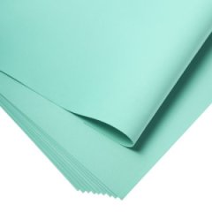 Фоамиран 60см х70см, (10 листов в уп.), 1,2 мм цв. бирюзовый