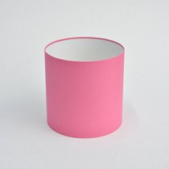 Коробка круглая без крышек 16*16 темно-розовый