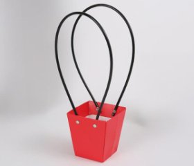 Пакет подарочный Мастхэв супер-мини 9*6 5*10 см 10 шт./упак. красный