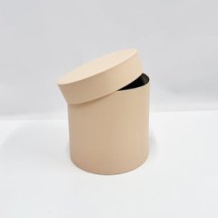 Коробка круглая 15*15 .персиковый