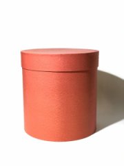 Коробка круглая 16*16 .бордо