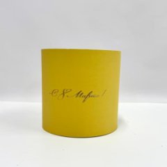 Коробка круглая без крышек 16*16 с тиснением С 8 марта цв. в ассортименте