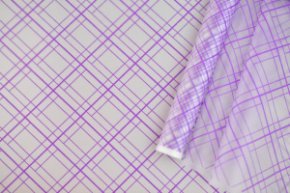Пленка матовая (MDS) Клетка сиреневая 60см,40мкм 200гр