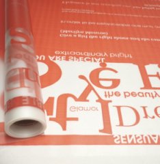 Пленка матовая с рисунком 50 мкр Fashion красная 60см*8,5м