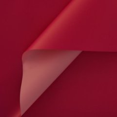 Пленка матовая двухсторонняя яркая малина/розовый коралл 58см*10м±5% 65мкм