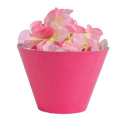 Конус под цветы 11,5*17*12 .фуксия