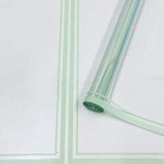 Пленка прозрачная Рамка мятная 60см*400гр ± 5%