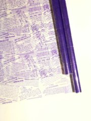 Пленка Послание фиолетовая 70см*10ярд ± 5%