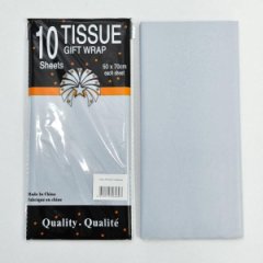 Тишью, 50*70см/10л, серебряный