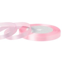 Лента атласная 1/25 розовый