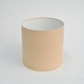 Коробка круглая без крышек 21*21 ванильный\кремовый