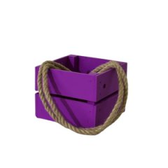 Декоративные ящики с веревочной ручкой Л8-И 85*110*110 фуксия