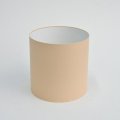 Коробка круглая без крышек 18*18 ваниль/кремовый