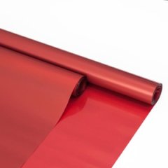 Пленка матовая/лак Металл красный 40 мкм 70см*10 м ±5%