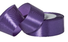 Лента атласная 3,8/25 ярко-сиреневый