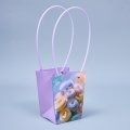 Сумка с пластиковыми ручками Цветы №11 13*9,5*15,5см (уп 10шт)