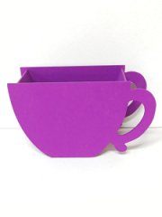 Кашпо Чашка 200*80*h110  фуксия