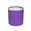 Шляпная коробка без крышки с ручками (15*15) фиолетовая