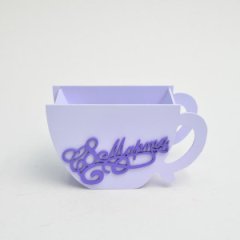 Кашпо чашка С 8 Марта! 200*80*h110 Нежная-лаванда