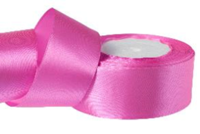 Лента атласная 3,8/25 фуксия