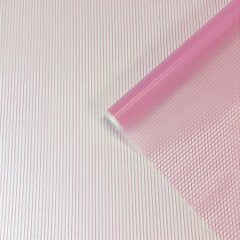Пленка матовая  Полоски бледно-розовый 60см 10м 50мкм