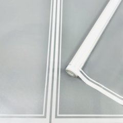Пленка прозрачная Рамка белая 60см*400гр ± 5%