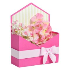 Конверт 180*240*70 с бантиком фуксия