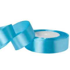Лента атласная 2,5/25 голубой