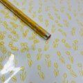 Пленка прозрачная Тюльпаны желтый 70см*200гр ± 5%